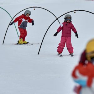 Snow garden of the Port del Comte ski resort