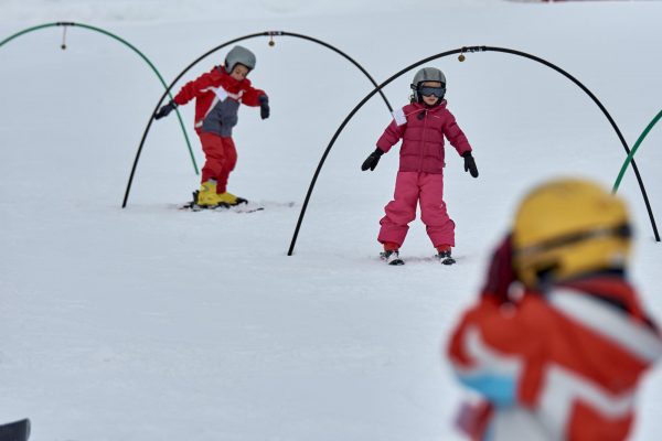 Jardín de nieve de la estación de esquí de Port del Comte