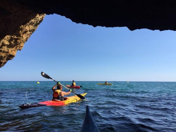 Ruta guiada salida del sol en kayak
