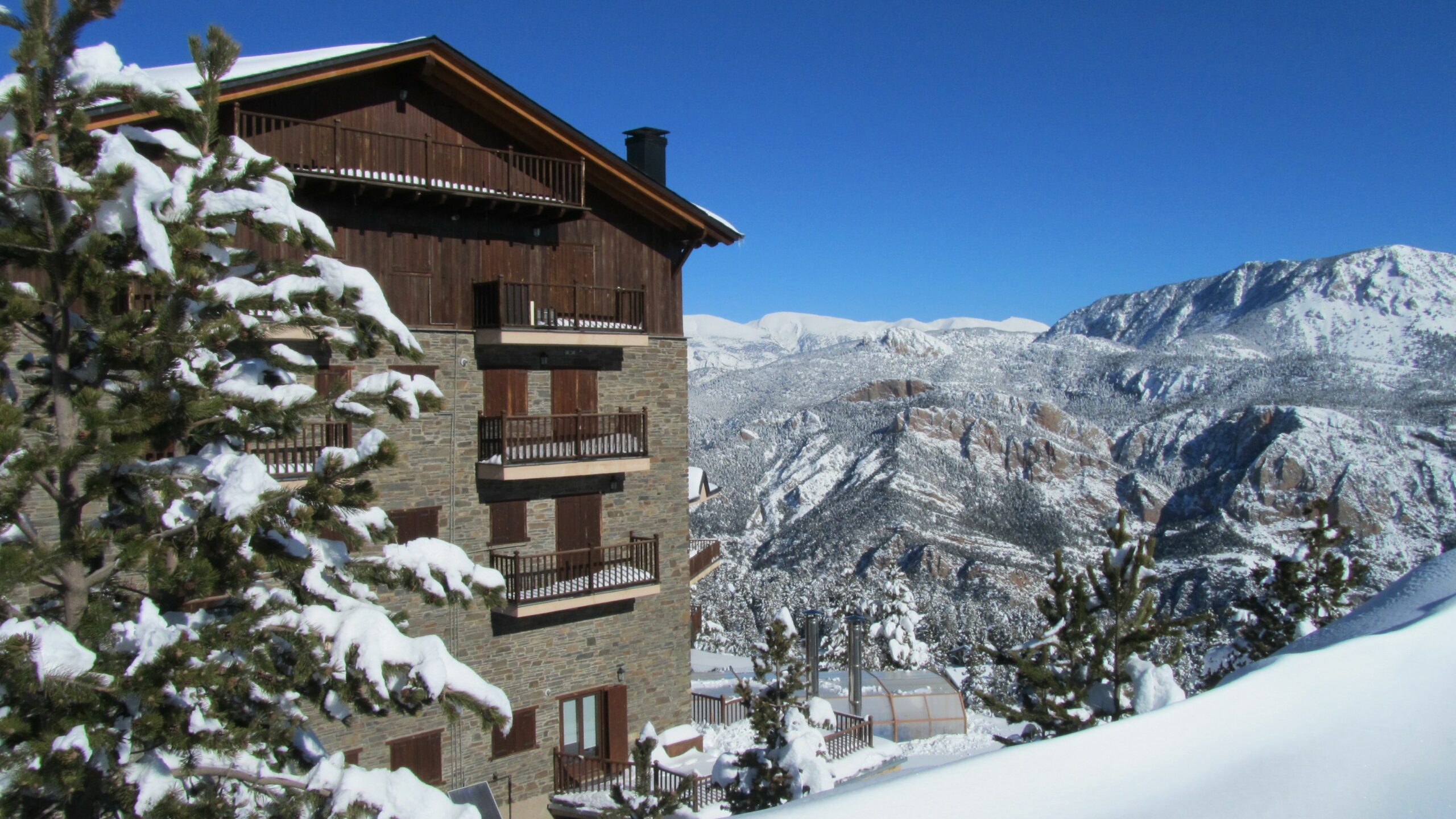 L’hiver à l’Alberg Mirador à Port del Comte