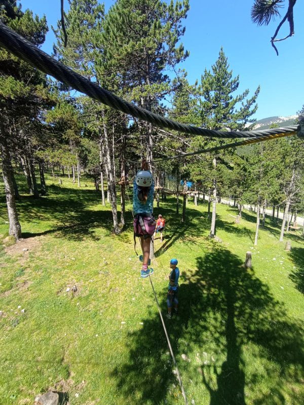 Acrobatic adventure park in Port del Comte