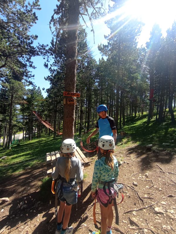 Acrobatic adventure park in Port del Comte