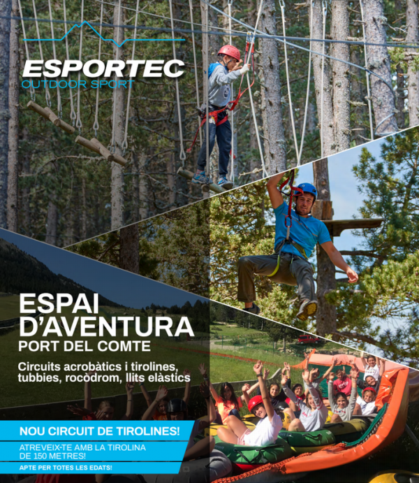 Acrobatic adventure park in Port del Comte