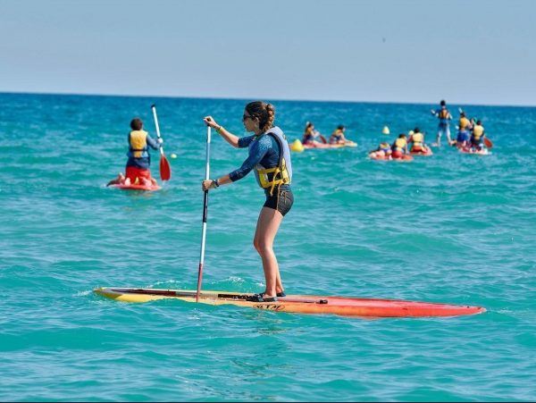 curs d'iniciació al paddle surf