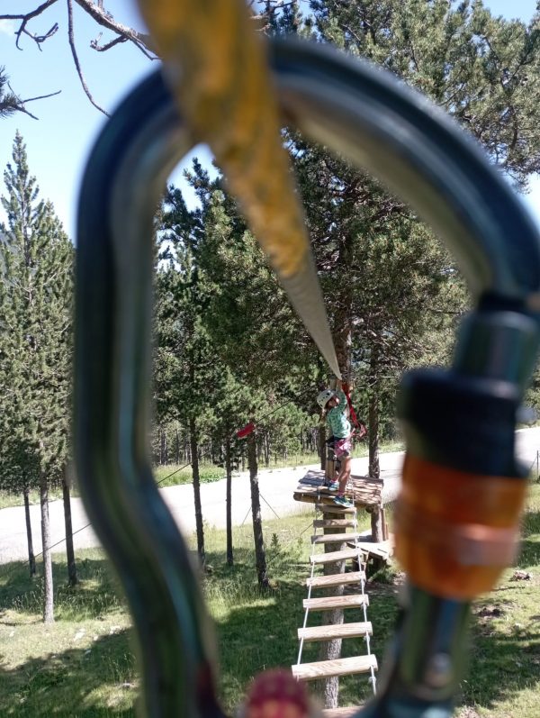 Acrobatic adventure park in Port del Comte