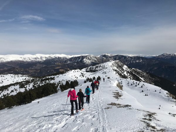 Excursió amb raquetes de neu a Port del Comte