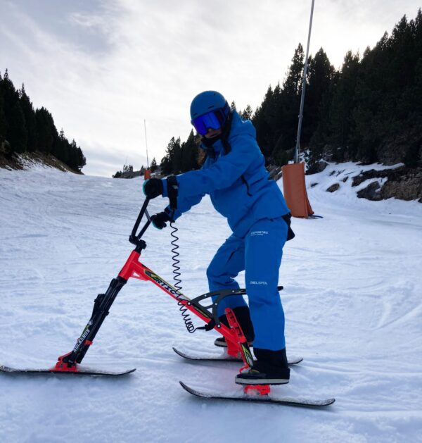 snowbike girl