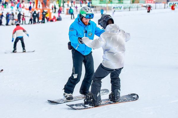 clase de snowboard