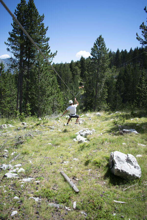 Acrobatic adventure park in Port del Comte