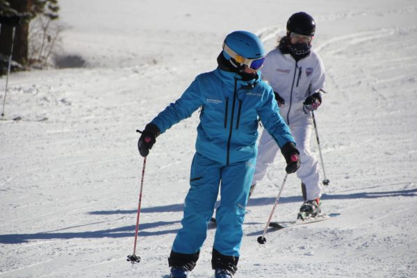 clase de esquí individual en La Molina