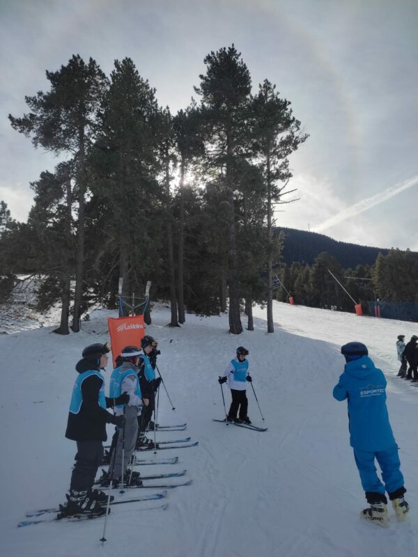 Clase particular de esquí en La Molina