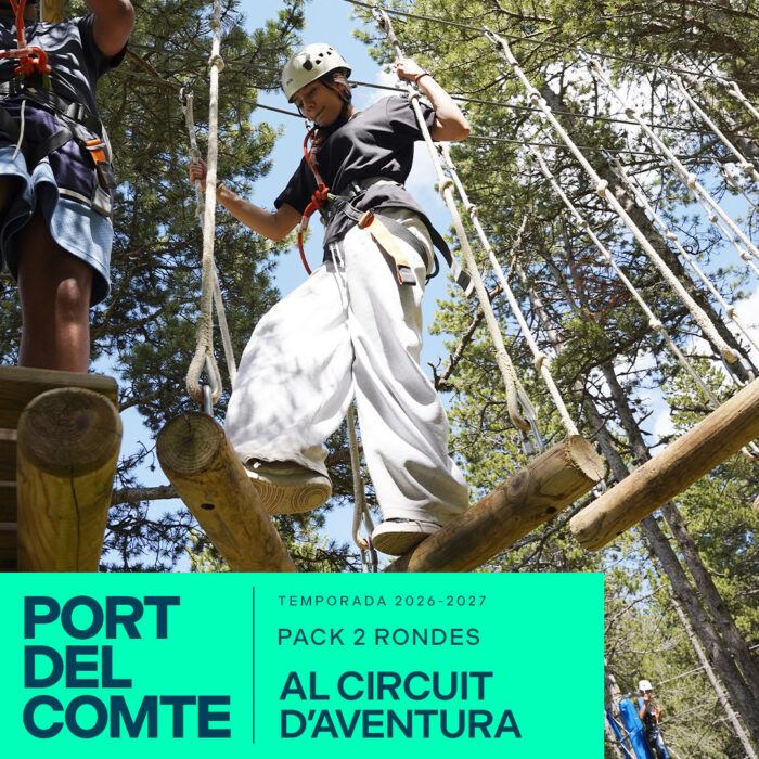 Pack 2 rondas en el circuito de aventura de Port del Comte