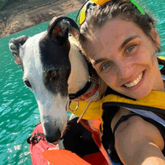 kayak amb gossos llosa