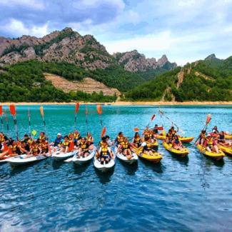 caiacs aixecant pales H