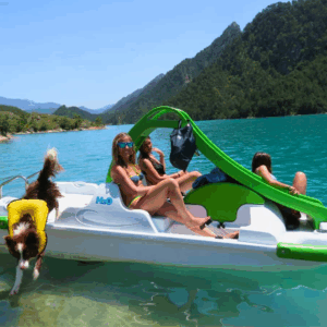 Pedal boat rental at La Llosa del Cavall
