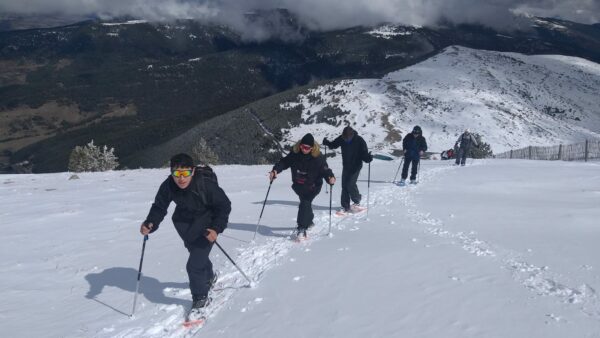 Excursió amb raquetes de neu a La Cerdanya