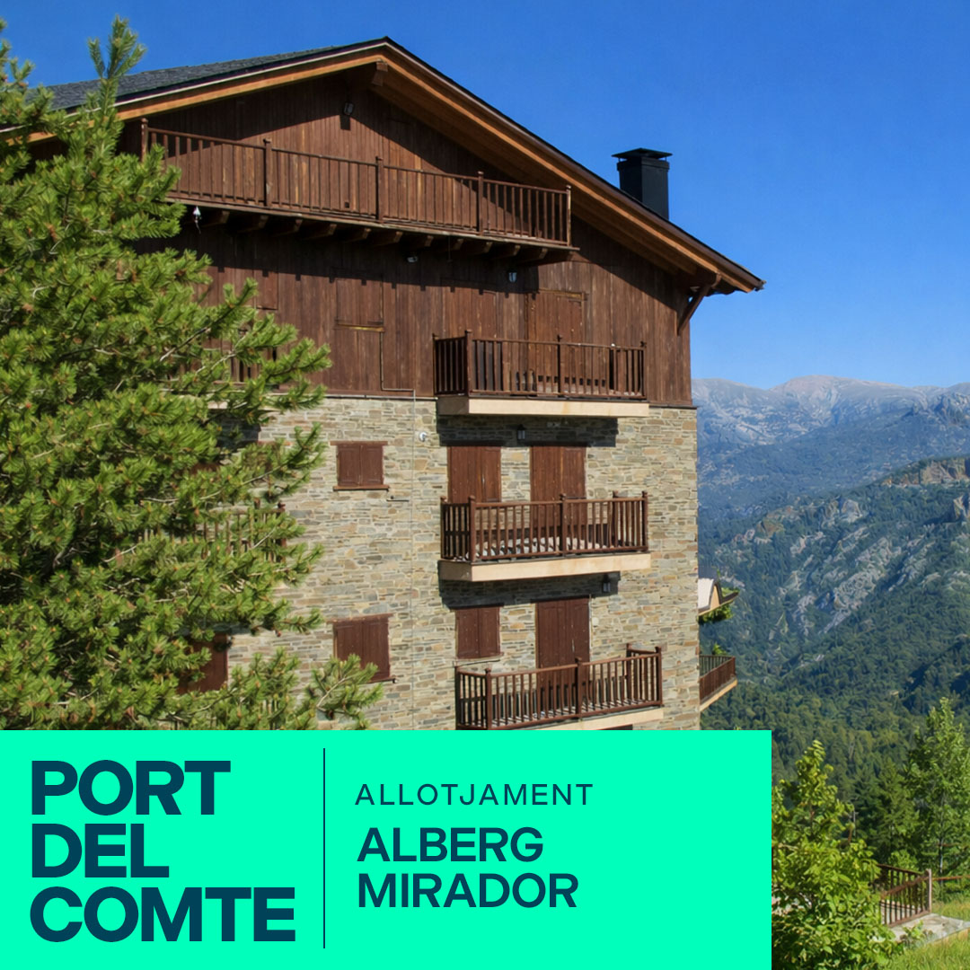 Allotjament a l’Alberg Mirador de Port del Comte