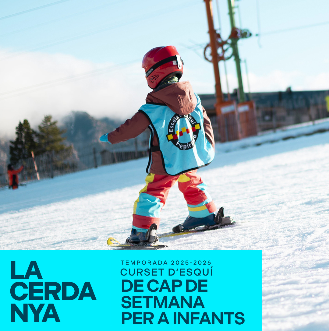 Weekend ski course for kids in La Molina