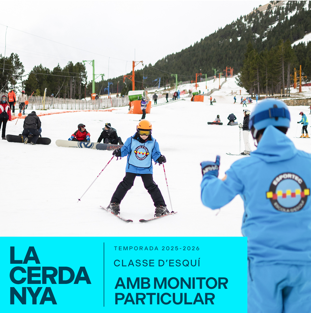 Private ski lesson in La Molina