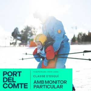 Clase particular de esquí en Port del Comte