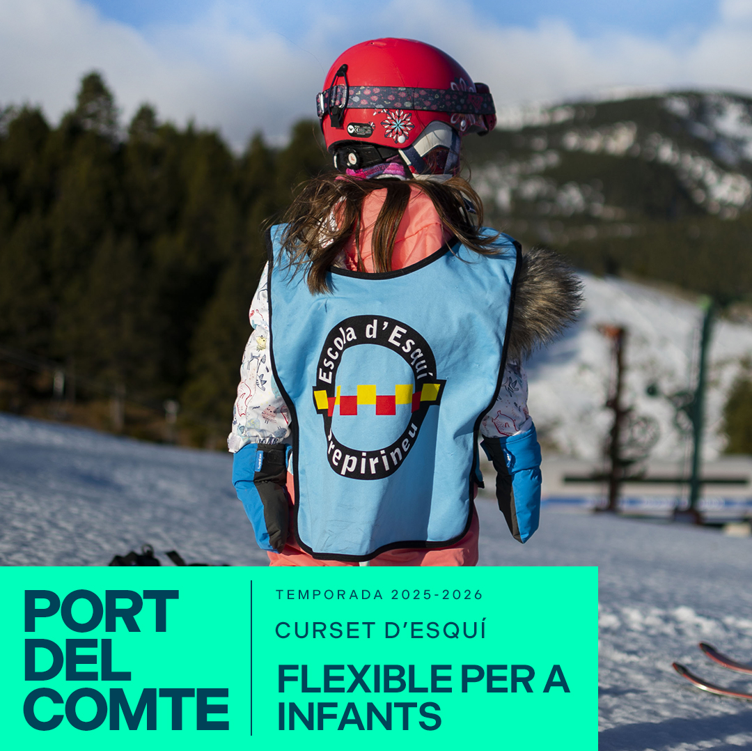 Flexible ski course for children in Port del Comte
