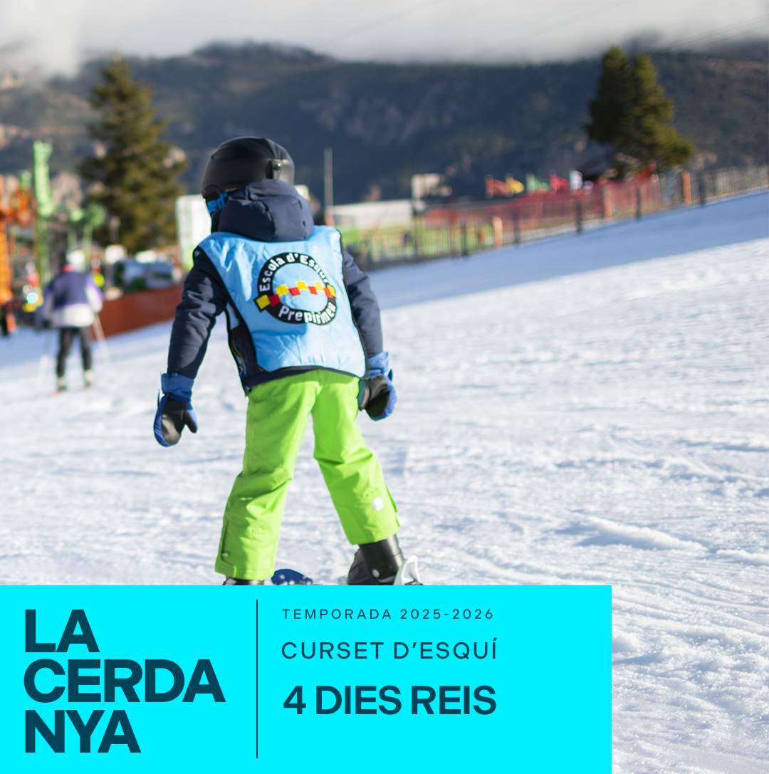 Reyes 2026: Curso de esquí de 4 días en La Molina