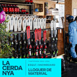 Lloguer de material d'esquí i snowboard a La Molina